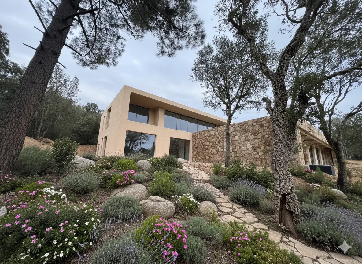The villa in the maquis